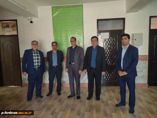 بازدید رئیس دانشگاه ملی مهارت استان خراسان جنوبی و هیات همراه از آموزشکده ملی مهارت پسران فردوس