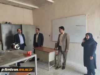 بازدید جناب آقای دکتر منصوری نسب ریاست محترم مرکز نظارت،ارزیابی و تضمین کیفیت دانشگاه ملی مهارت